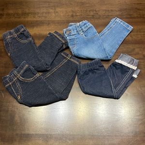 4 12-month jeans and jeggings.